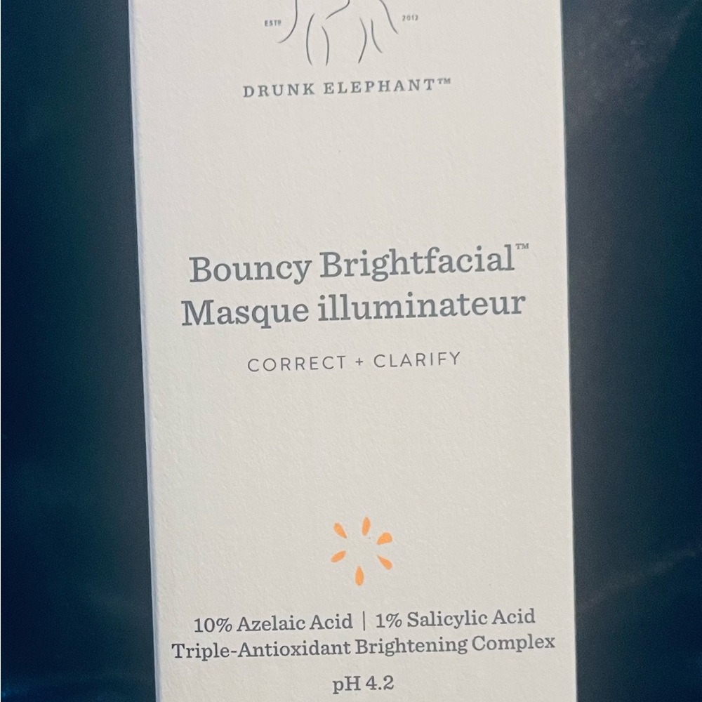 Drunk Elephant Radiance-Boosting Mask BNIB